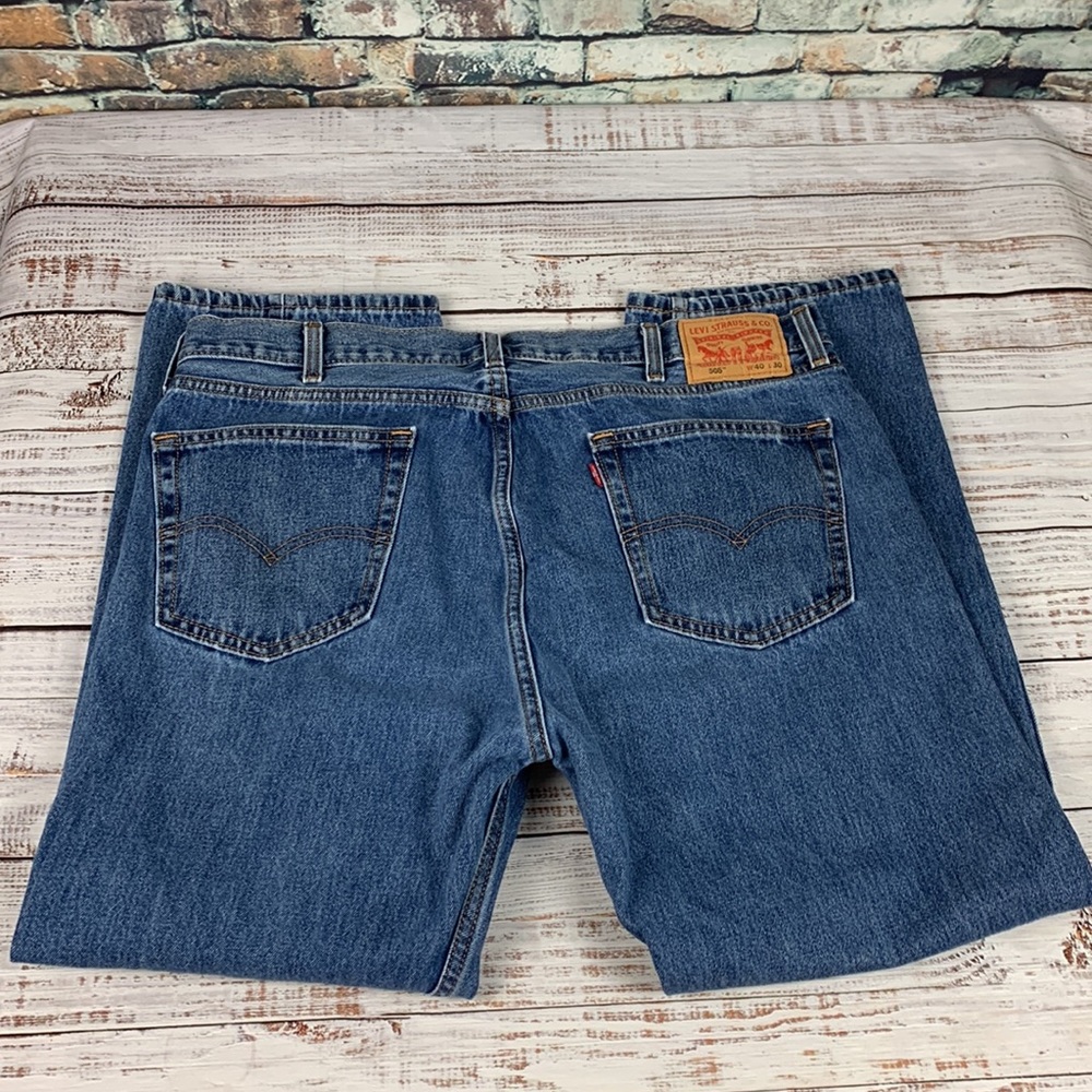 Levi Strauss “505” Straight leg blue jeans size 40 - Picture 1 of 16